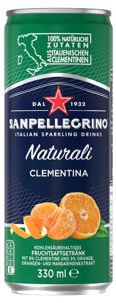 Sanpellegrino Clementina 0,33l plech nealko